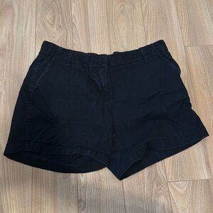 J Crew Women’s Vintage Black City Fit Denim Shorts Size 8